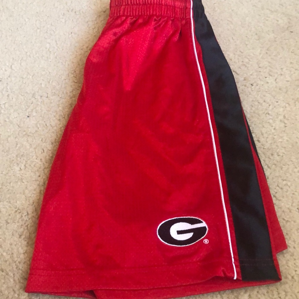 Like new Nike youth boys UGA shorts